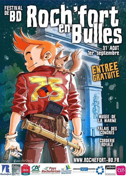 Affiche 2013 - 75 ans de Spirou